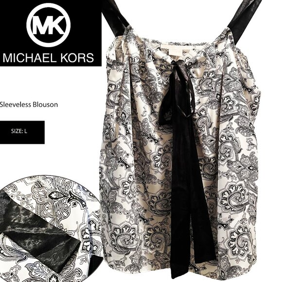NWOT: Michael Kors Sleeveless Silky Blouson - Picture 1 of 7